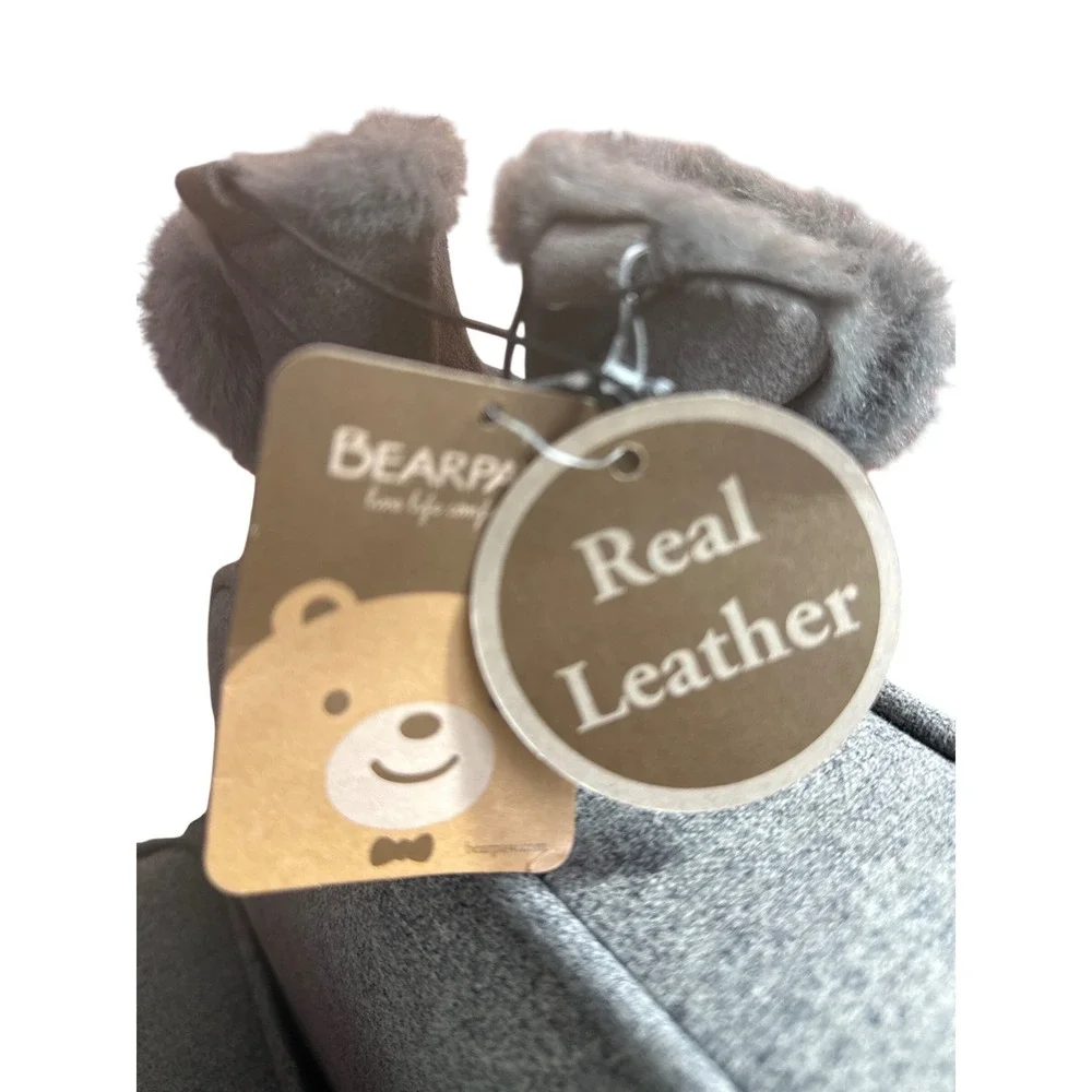 BearPaw NWT FLAWED Mismatch sizes 1 and 2 Infant Girls‎ Gray Cozy
